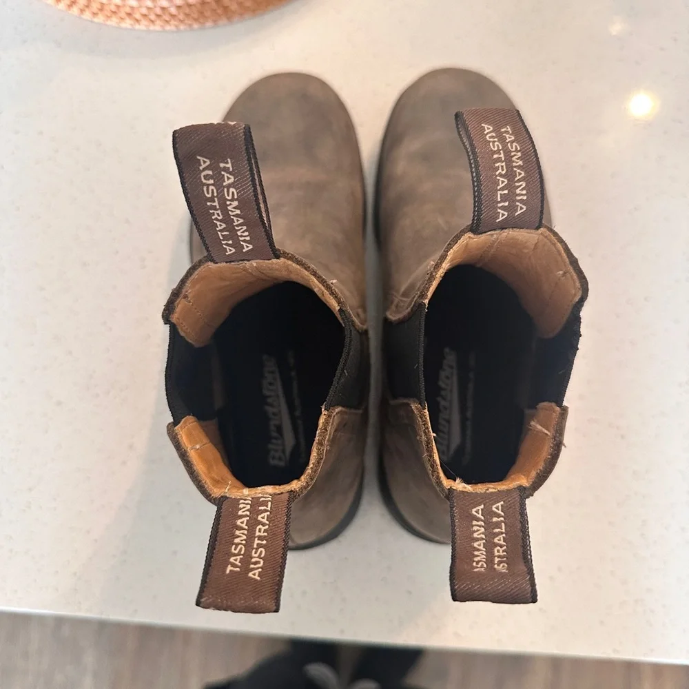 Blundstone Rustic Brown Leather Boots - Picture 5 of 6